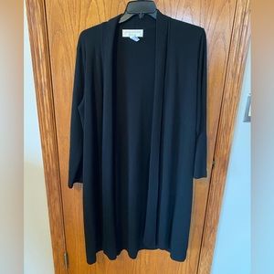 Jones New York Dress black cardigan. Plus size 1x